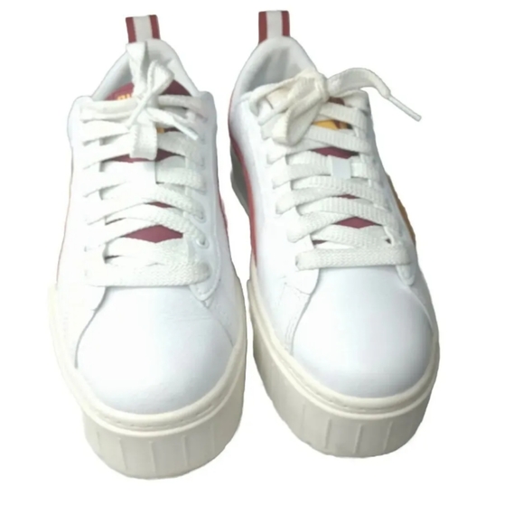 Puma Mayze New Heritage Shoes Women's Size 7.5 White Apricot' - Picture 5 of 10